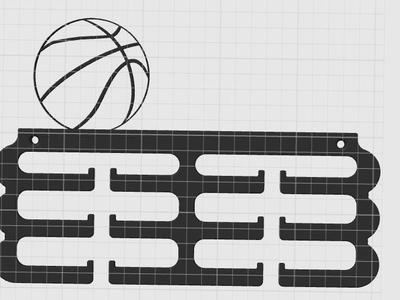 Basketball Medal Holder