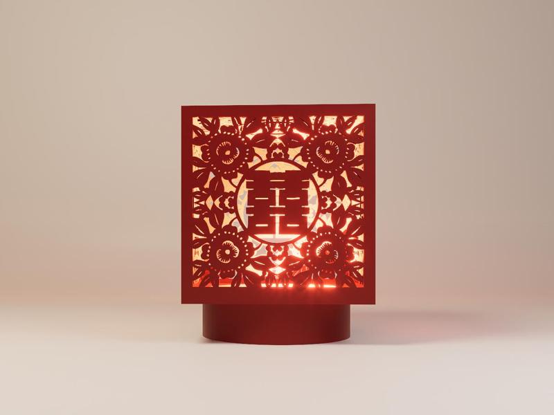 Wedding Chamber Double Happiness Atmosphere Lamp