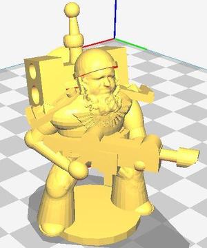 am infantry w lasergun and voice-blaster