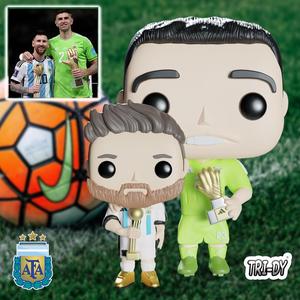 Funko Pop Messi & Dibu Dibu Martinez World Cup Celebration Qatar 2022