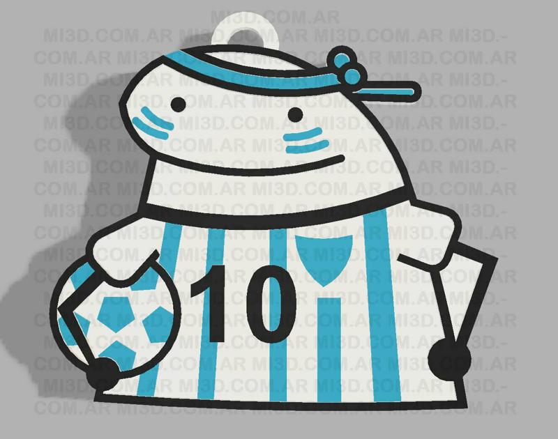 FLORK KEY RING ARGENTINA BALL