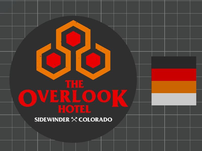 Overlook Hotel Coaster