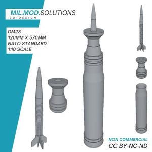 DM 23 120mm x 570 mm NATO Standard