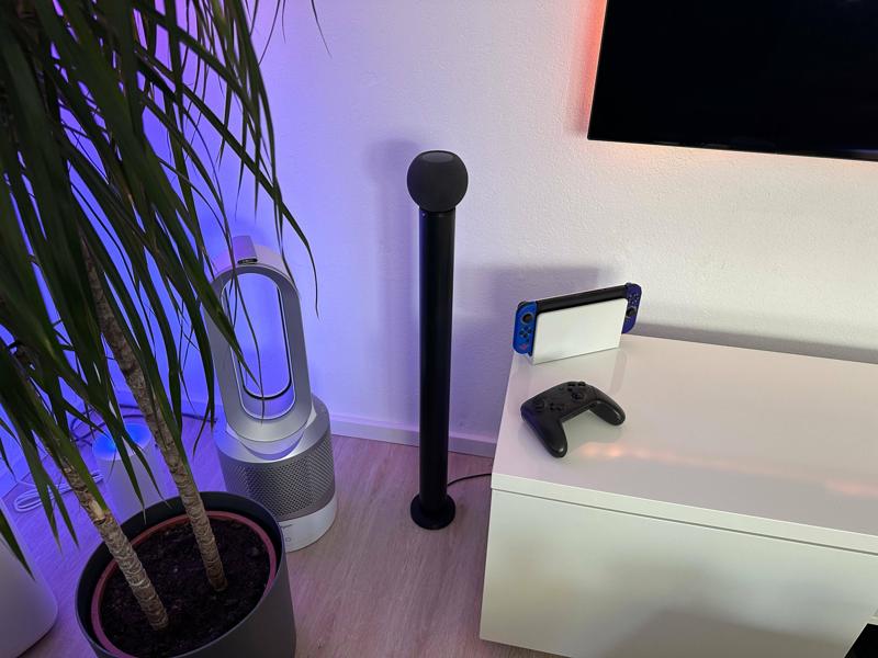 Speaker stand for HomePod mini stereo pair