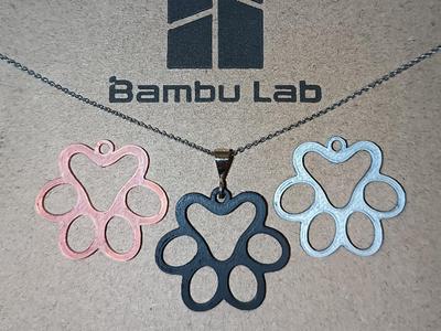 Dog/Cat Paw Necklace/Pendant