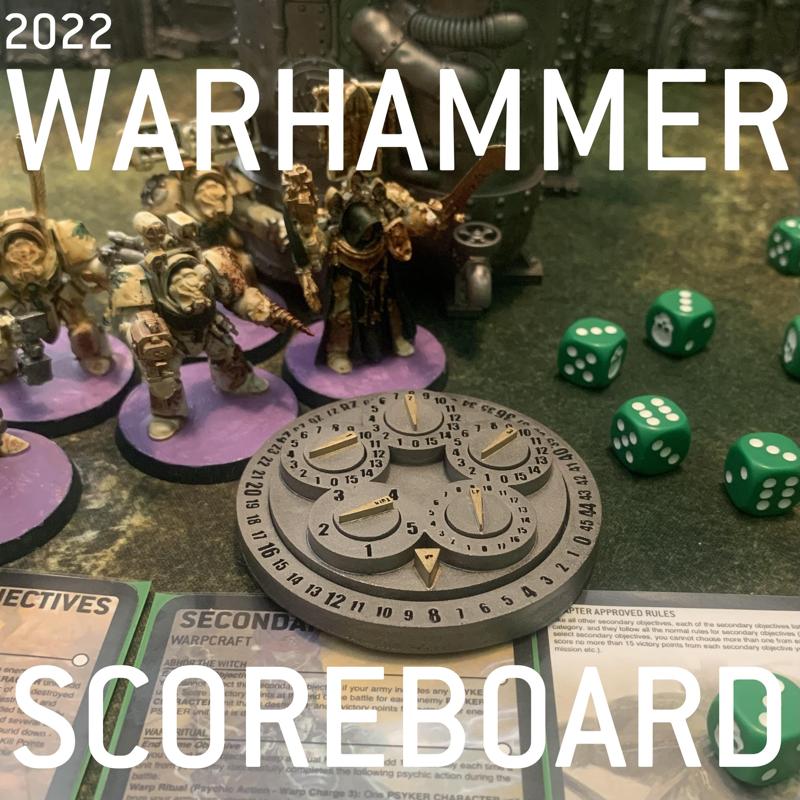 2022 Warhammer 40K Scoreboard