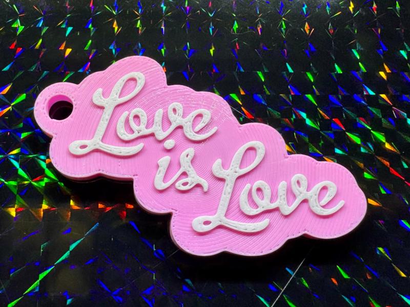 Love is Love Keychain