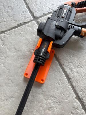 Wall mount for Worx WG620E Hydroshot pressure washer