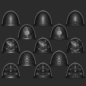 Warlock sorcerous warrior shoulderpad Collection