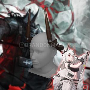 Mudrock Horns for Cosplay - Arknights