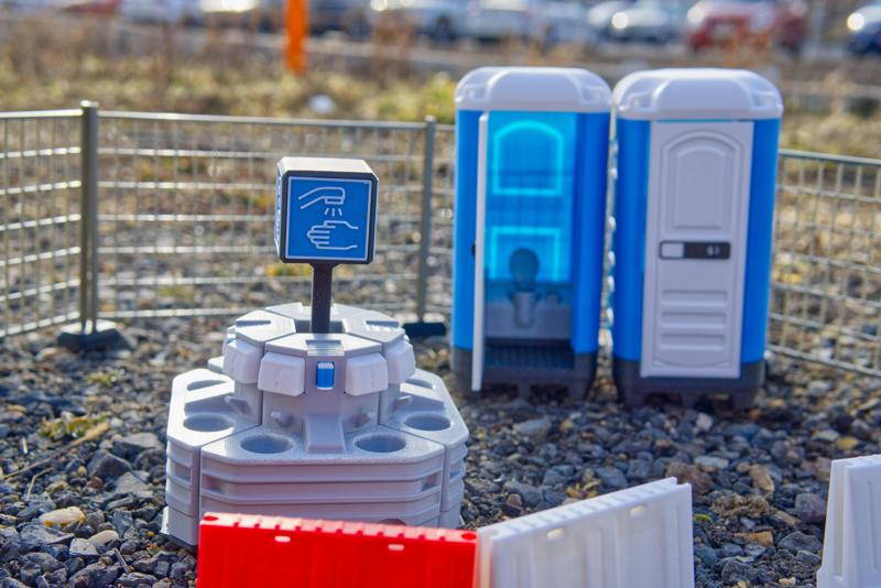 Portable hand washing station 1/14 scale