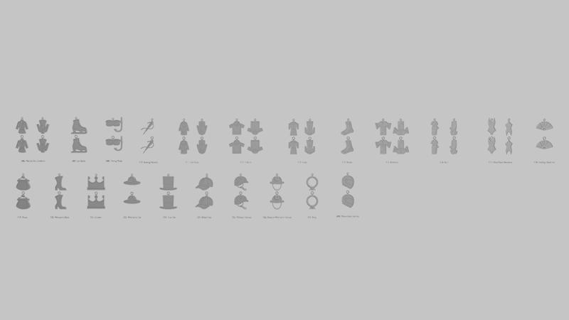 👗 Clothes Pendants – Fashion, Uniforms & Accessories Collection