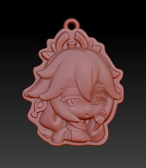 Yae Miko keychain