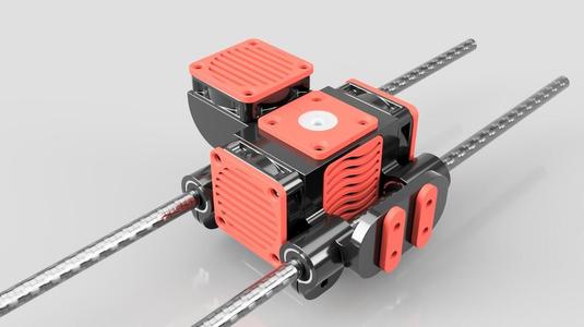 Leapfrog E3D V6 Printing head