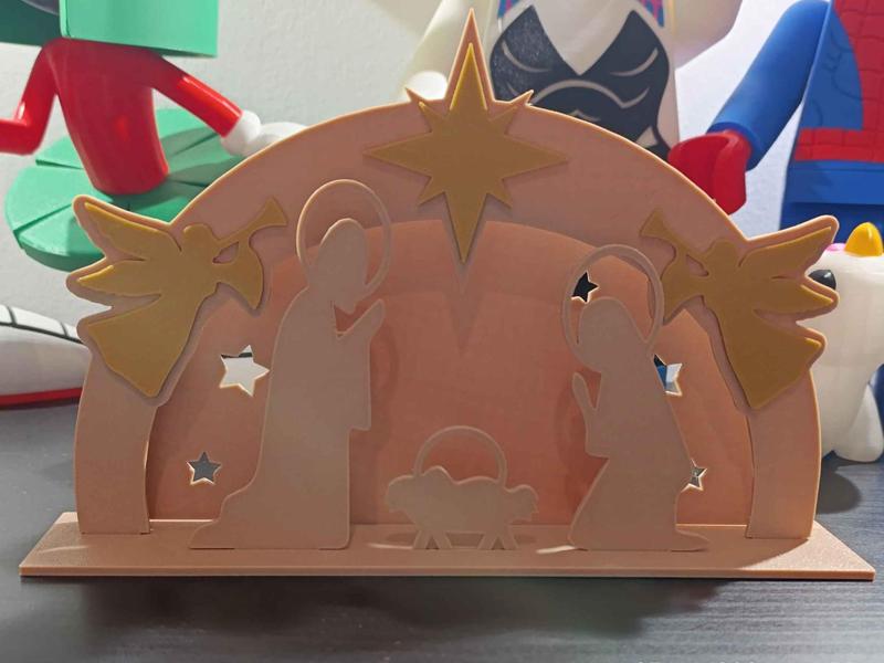 nativity scene to assemble 