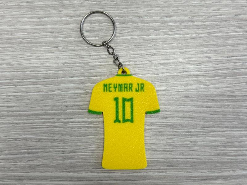 Neymar Jr T-Shirt Keychain - Brazil