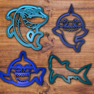 Shark cookie cutter set
