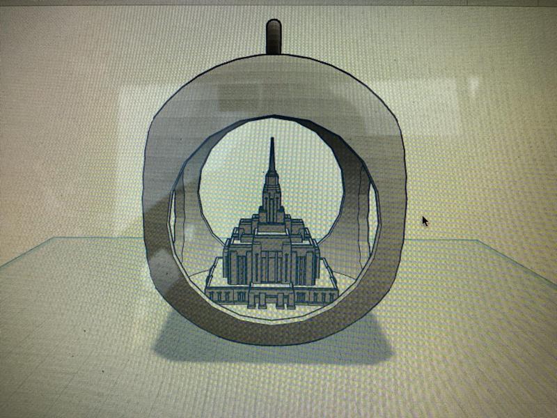 Ogden Temple Ornament, No supports