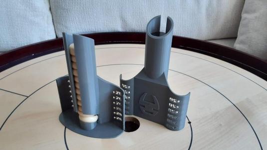 Crokinole disc dispenser
