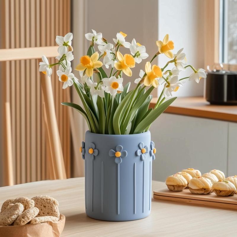 Spring Blossom Vase – Charming Floral Decor for a Cozy Home