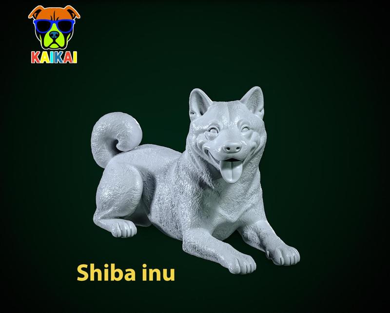 Shiba Inu93 model - Japanese small dog breed - 3D print