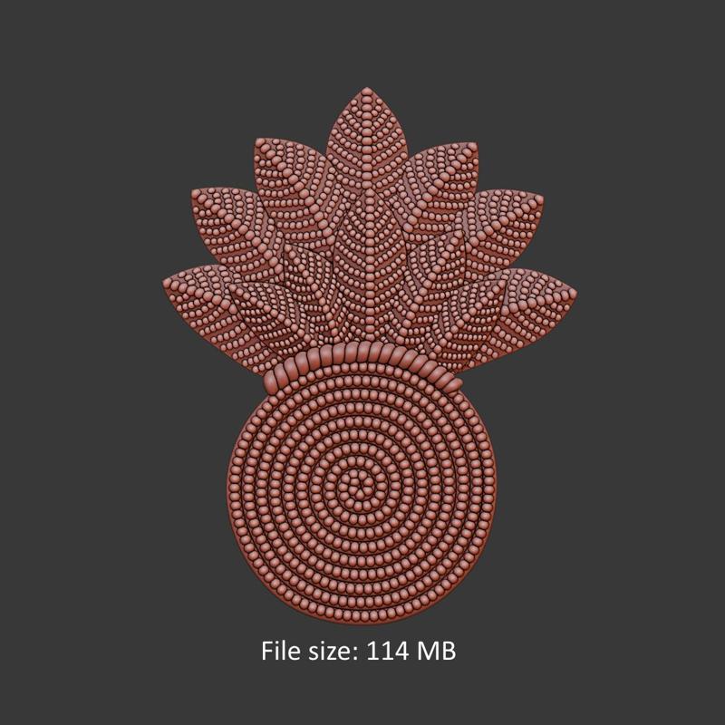 USMC Gunner, Chief Warrant Officer insignia 3d relief .stl file