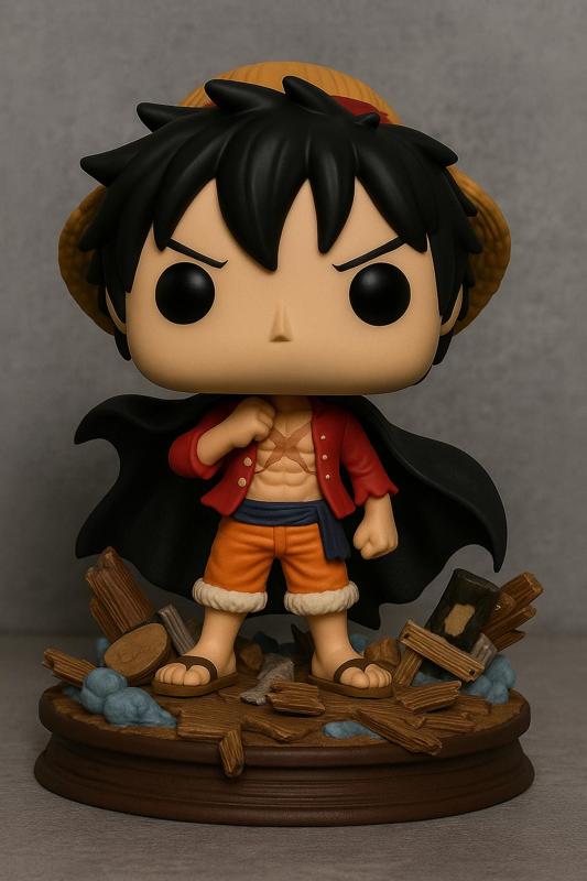 🏴‍☠️ Monkey D. Luffy | One Piece | Chibi-Style | 3D Print Model 🏴‍☠️