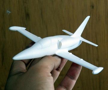 Easy to print Aero L-39 Albatros aircraft scale model (esc: 1/64)