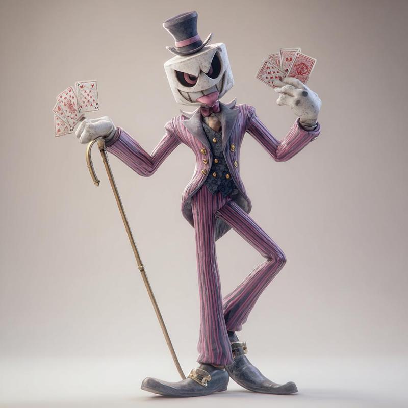 🎲♠️ King Dice Vogue – Dealer's Choice Collector's Edition (One-Piece STL)