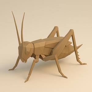Low Poly Cricket