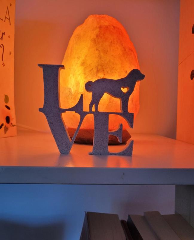 Labrador Love Sign | Love Standing Lab Sign