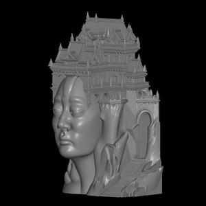 for Library japanes style castle and Buddha