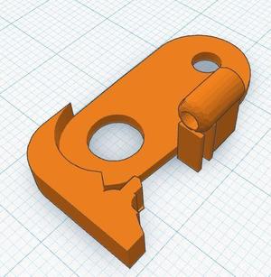 New Simple Metal Filament Guide for flexible filament