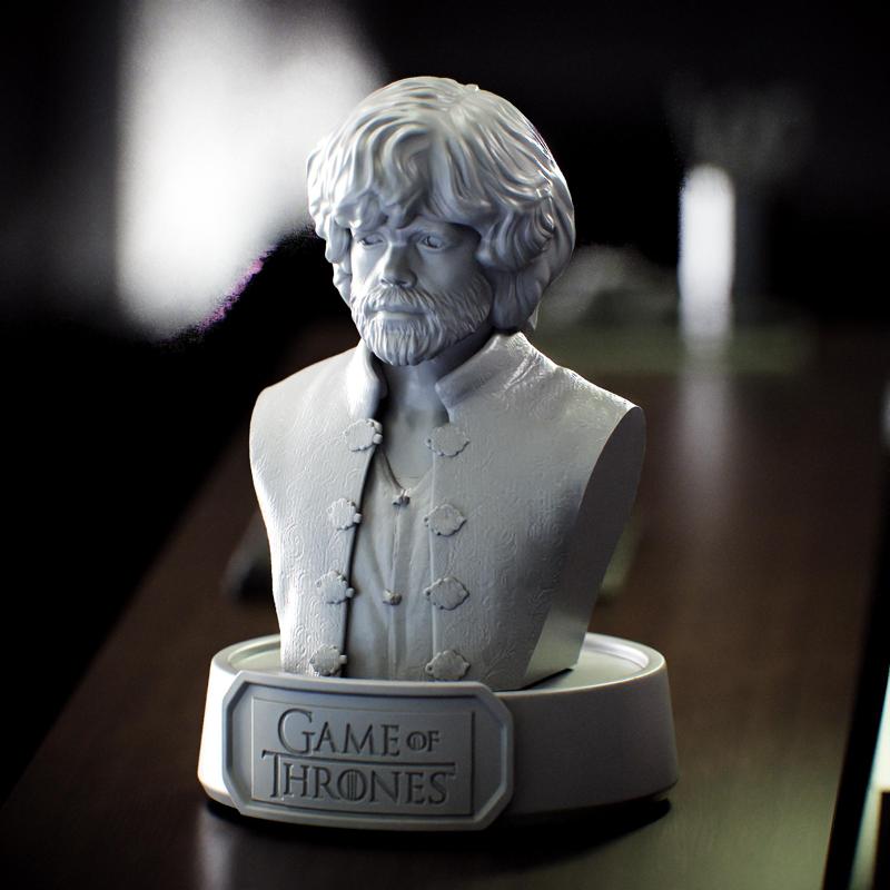 Tyrion Lannister Bust from Game of Thrones - Bust of Tyrion Lannister from Game of Thrones