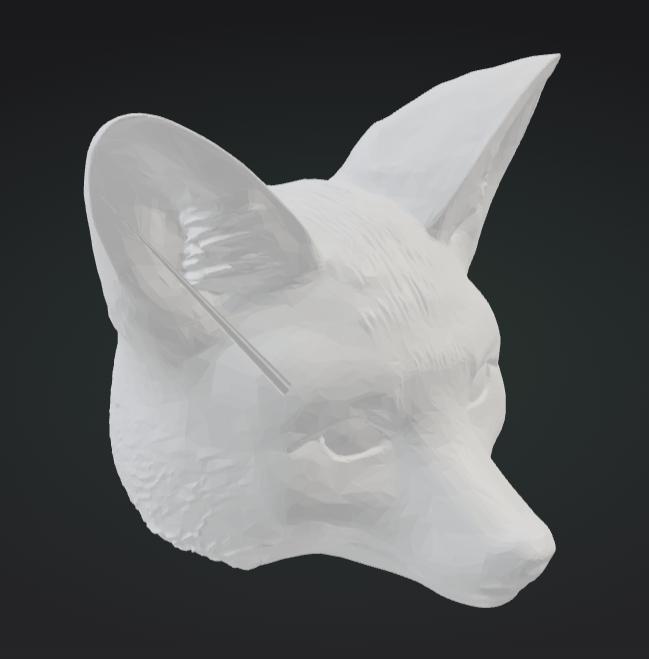 Fox head prop