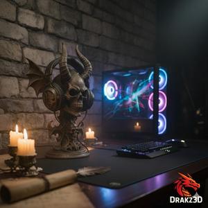 Gothic Demon Headphone Stand