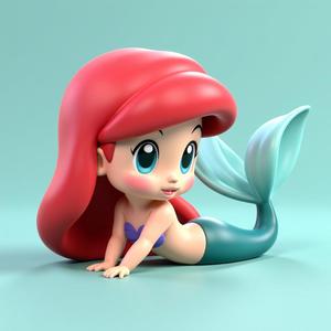 Ariel-like Table Top Character