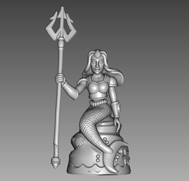 Queen Neptuna Toy Story Small Fry Fun Meal 3D Print Model