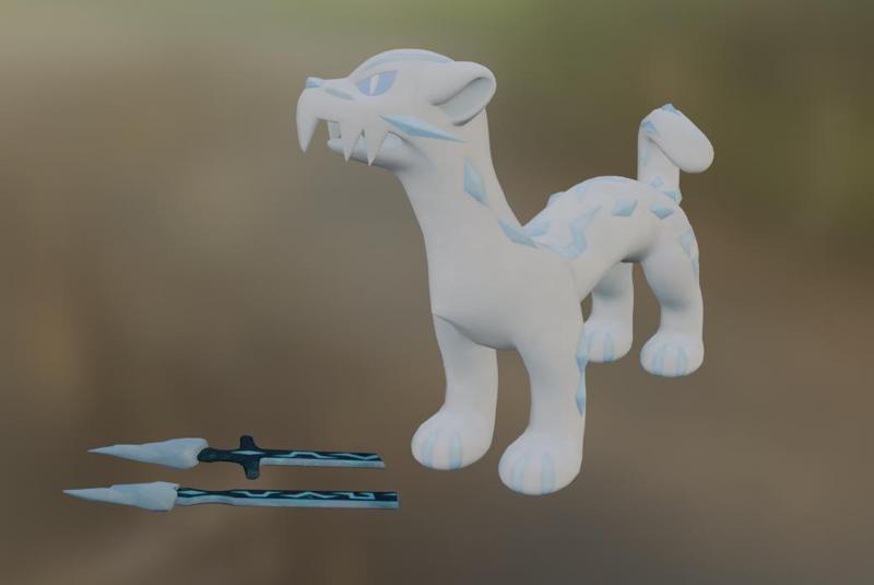 Chien-pao legebdary cat supported