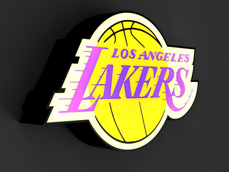 LA Lakers Lightbox