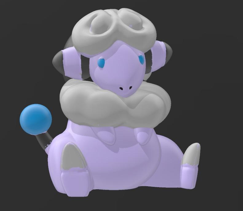 Suporte Alexa Echo Dot 4a e 5a Geração Flaaffy Pokemon