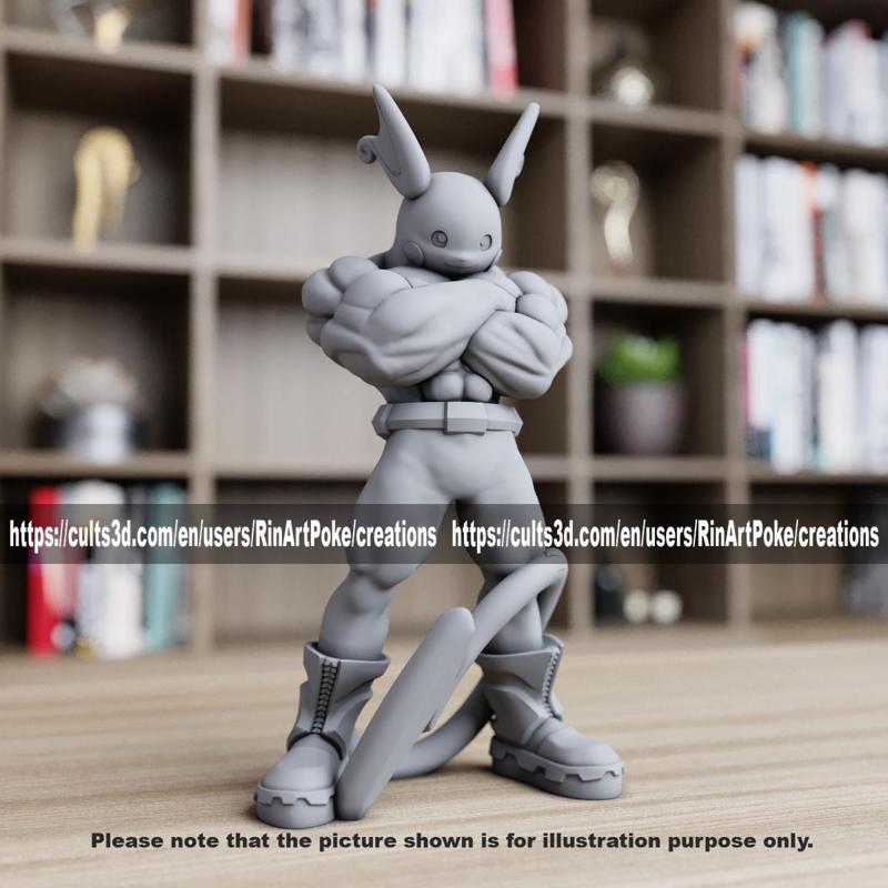 Muscular Raichu from Pokemon