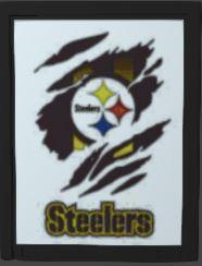 Pittsburgh Steelers Lithophane + Frame