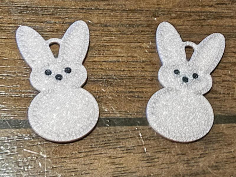 Peeps Bunny Earrings - Hangers