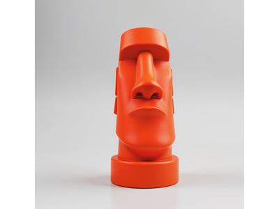 Moai face