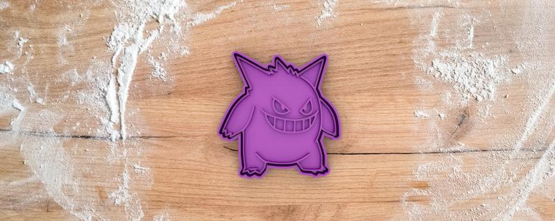 Gengar cookie cutter from Pokemon