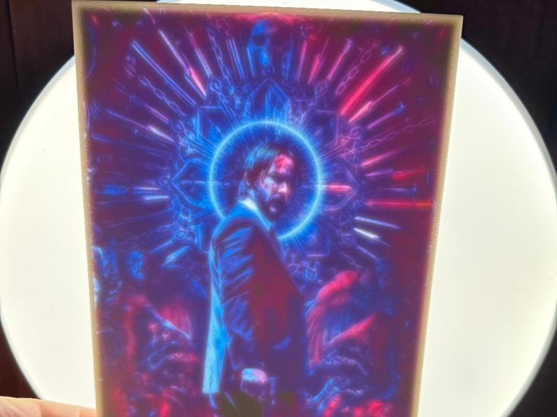 John Wick Lithophane