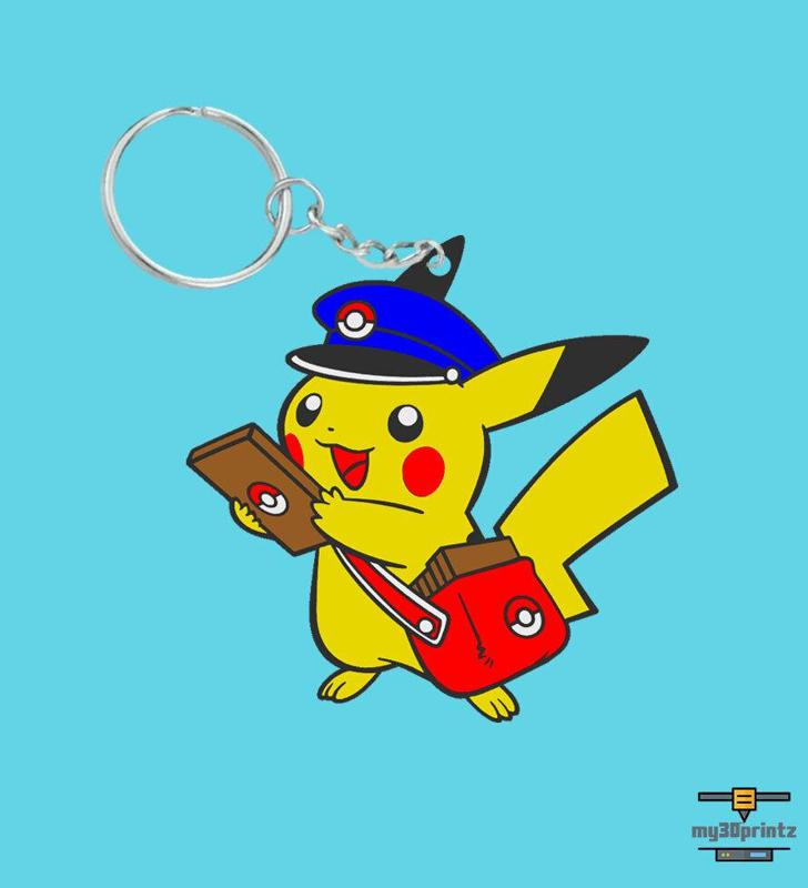 Pikachu Pokemon Center Keychain