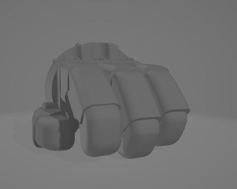 Venerated dreadful boxy hand