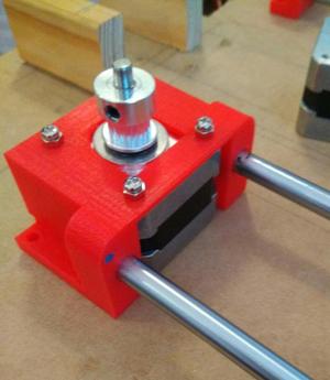 NEMA 17 Mount with holes for 8mm rod